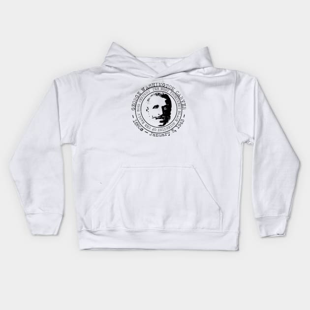 George Washington Carver Kids Hoodie by naraka